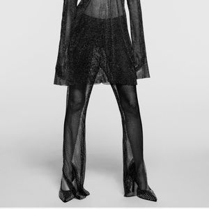 Zara shimmery full length pants